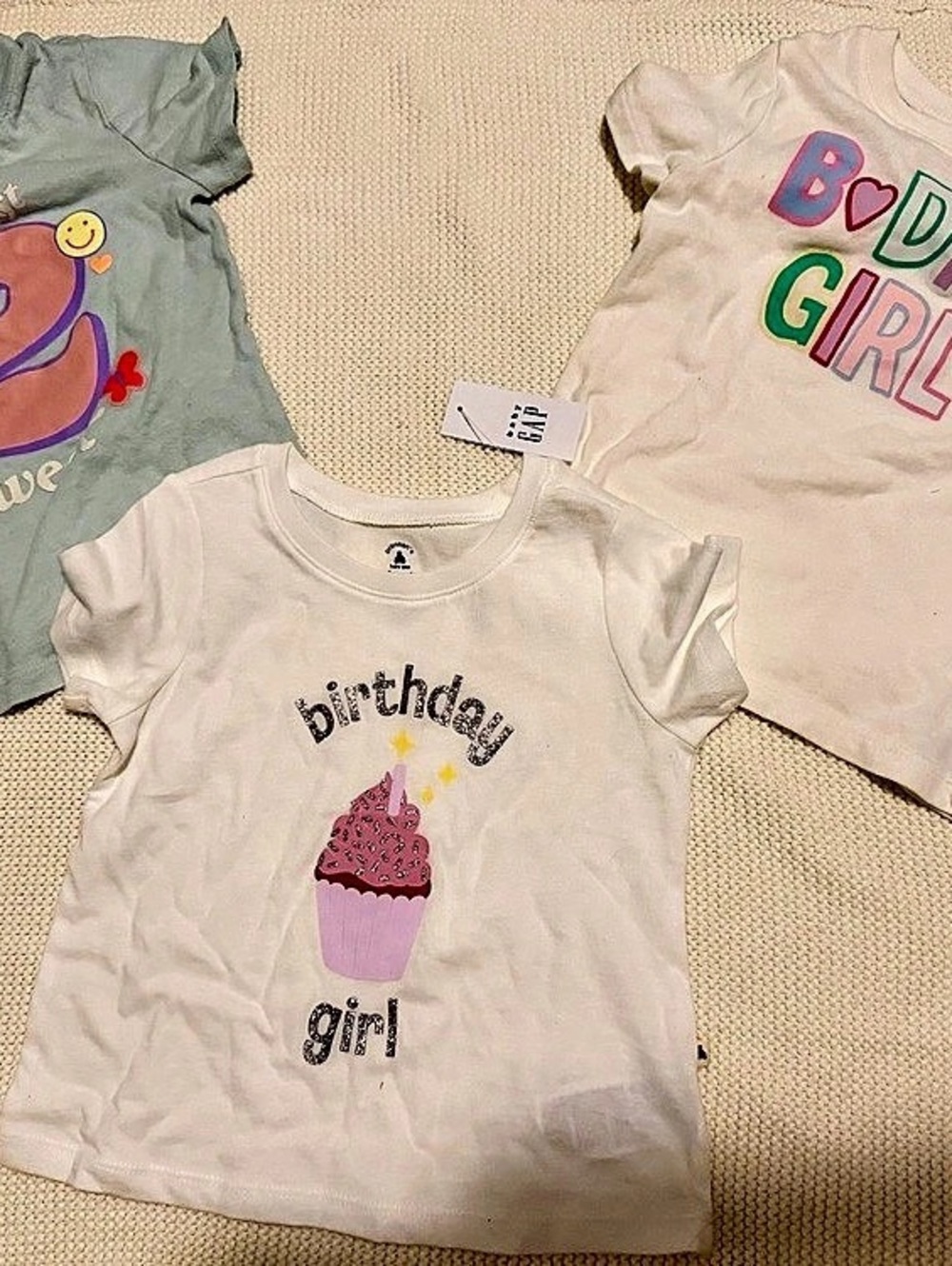 Gap & Old Navy Birthday Tees 2T